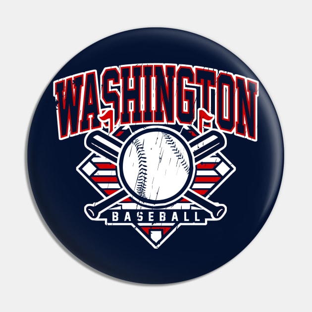 Vintage Washington Baseball Pin by funandgames