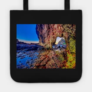 Full colored natural rock archway 5 Tote