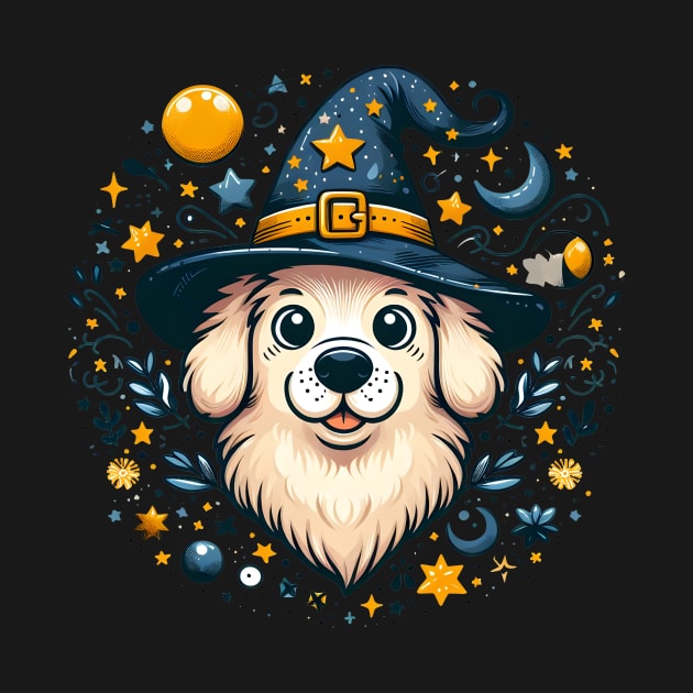 Funny Magician Dog by Diwa