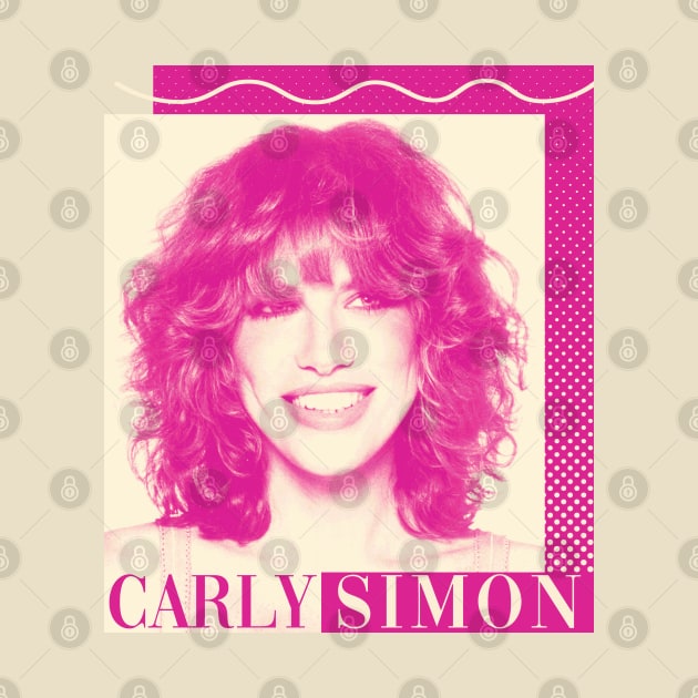 Carly Simon /// Vintage design by HectorVSAchille