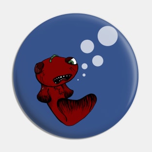 Grumpy fish Pin