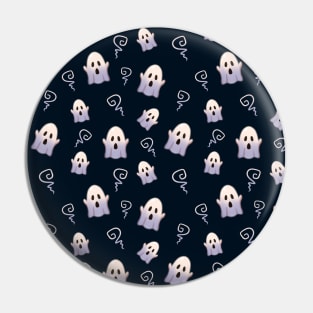 Boo! Ghost - Halloween Pattern Pin