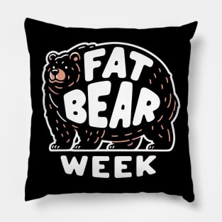 Fat Bear Week Pillow