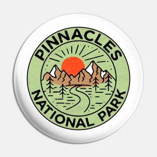 Pinnacles National Park California Mountains Laptop Pin