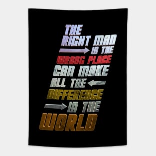 The right man Tapestry