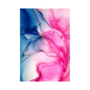 Pink Fused - Abstract Alcohol Ink Art T-Shirt