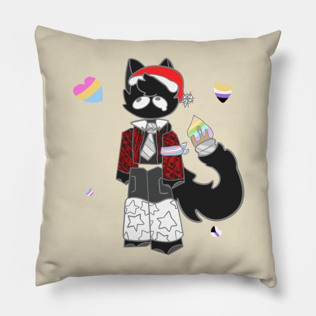 Roblox character Pillow by Art by Crystal Fiss 