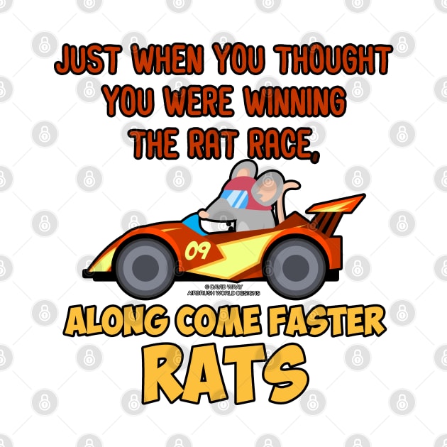 You Thought You Were Winning The Rat Race Funny Inspirational Novelty Gift by Airbrush World