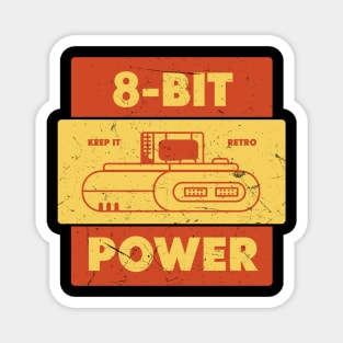 8-bit Power - Retro Gamer Magnet