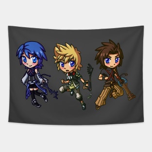 Wayfinder Trio Chibis Tapestry