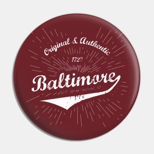 Original Baltimore, MD Shirt Pin