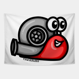 Turbo Snail (Version 1) - Red Tapestry