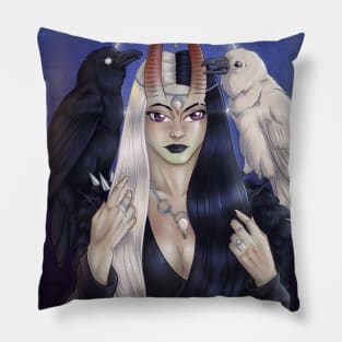 Raven Witch Pillow