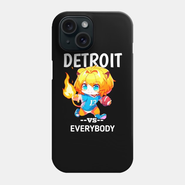 Detroit vs Everybody Phone Case by MaystarUniverse