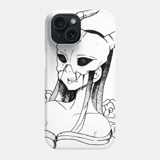 A girl with bad thoughts Phone Case