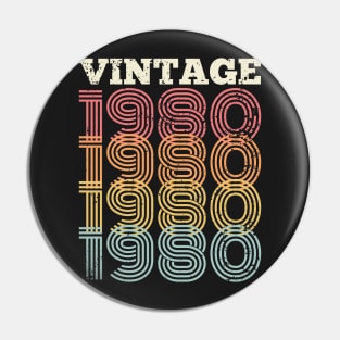 40th birthday gifts for men and women 1980 gift 40 years old Pin