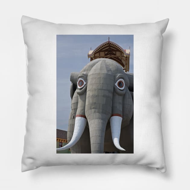 Lucy, the Margate Elephant Pillow by fparisi753