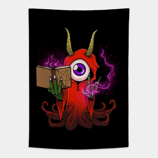 One Eyed Wizard Tapestry by CandyAndy24