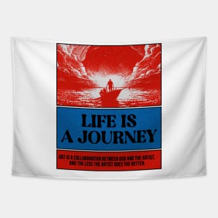 Life is a Journey Tapestry