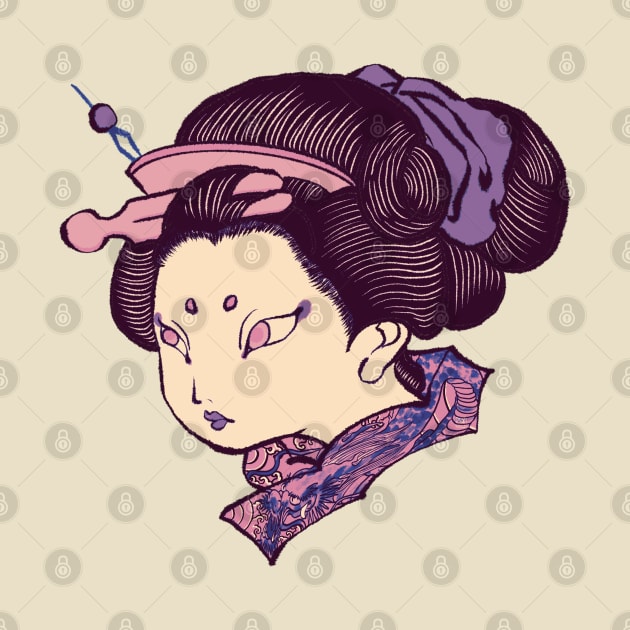 Ukiyoe Girl by miacomart