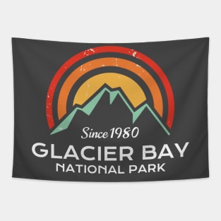 Glacier Bay National Park Retro Tapestry