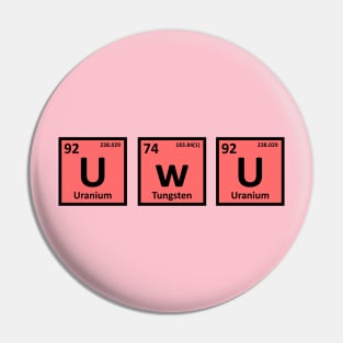 UwU on The Periodic Table Pin