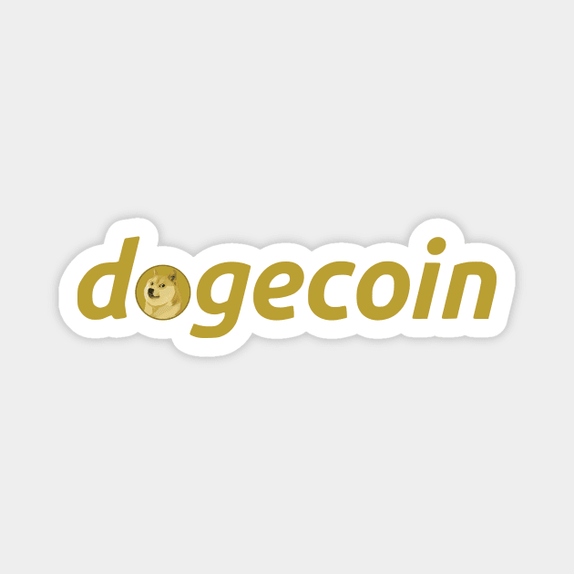 dogecoin gold stonk Magnet by kareemelk