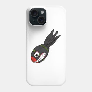 World War 2 Style Cartoon Bomb Hit Your Target Phone Case