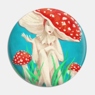 Madam Mushroom Pin