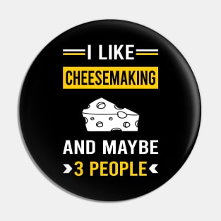 3 People Cheesemaking Cheesemaker Cheese Making Pin