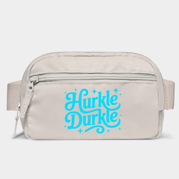 Hurkle Durkle Scottish slang to laze in your bed, vintage design by Luxinda