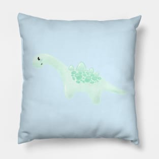 Green dinosaur Pillow