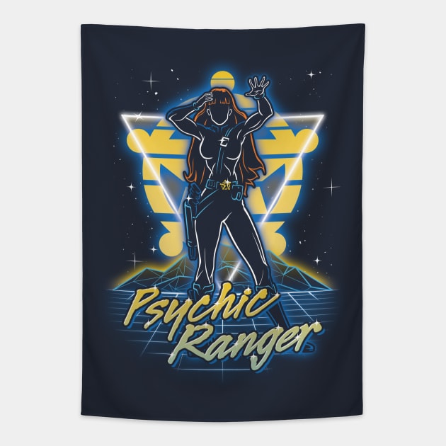 Retro Psychic Ranger Tapestry by Olipop