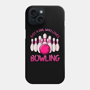 Bowling Gift For Girls Women Bowling Game Bowlers Players Phone Case