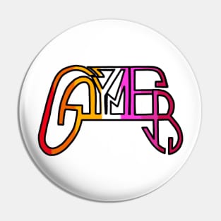 Gamer Lesbian Pin