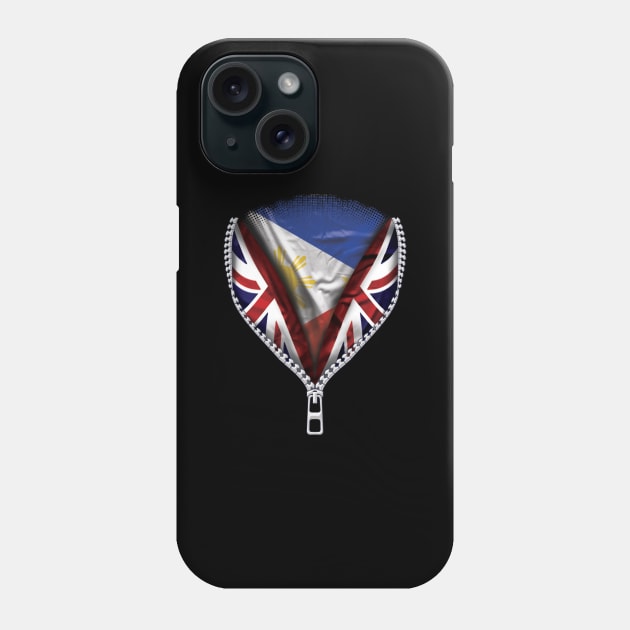 Filipino Flag  Philippines Flag zipped British Flag - Gift for Filipino From Philippines Phone Case by Country Flags