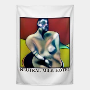 Neutral Milk Hotel … Original Surrealist Fan Design Tapestry