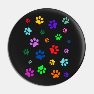 Paw Print Pattern Pin