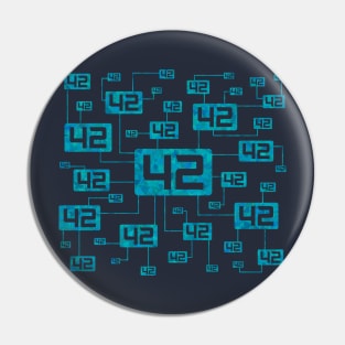 Forty-two 42s Pin