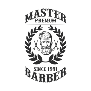 Barber Design Master Since 1991 67 T-Shirt