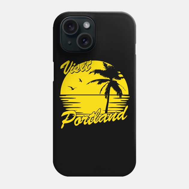 Visit Portland - sunset Phone Case by TheAnchovyman