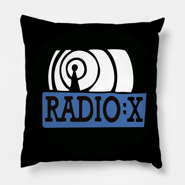 Radio X Pillow by AliceTWD