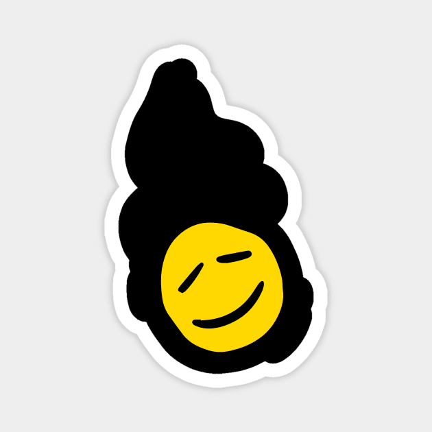 Smiley Face Magnet by VANDERVISUALS