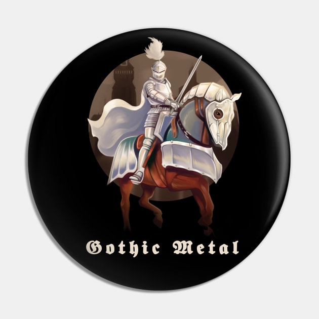 Gothic Metal Pin by blackroserelicsshop@gmail.com