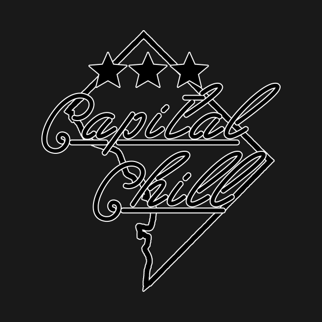 CLASSIC CAPITAL CHILL B&W LOGO by Capital Chill