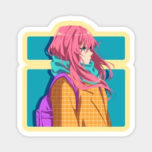 Pink aesthetic Anime pfp Magnet for Sale by otakubento2020