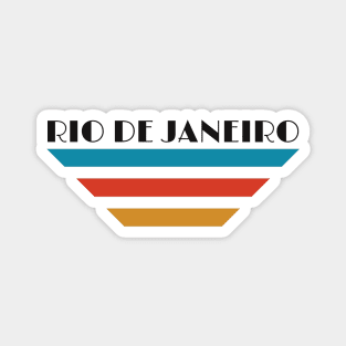 Rio de Janeiro, retro artwork Magnet