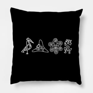 Taino Glyphs Pillow