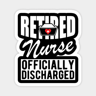 Retired Nurse officially discharged w Magnet