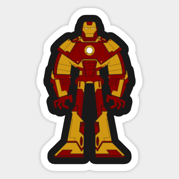 IRONMAN Iron Man Sticker TeePublic IRONMAN Iron Man Sticker TeePublic